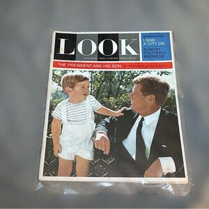 Look Magazine December 3, 1963 - The President and His Son JFK